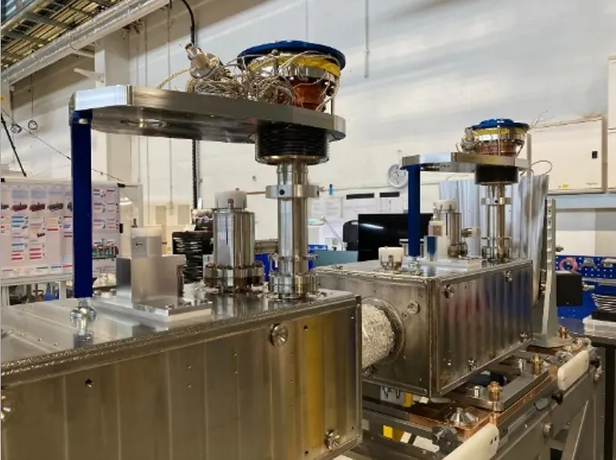 Assembly of RFD crab cavity module for delivery to CERN in September