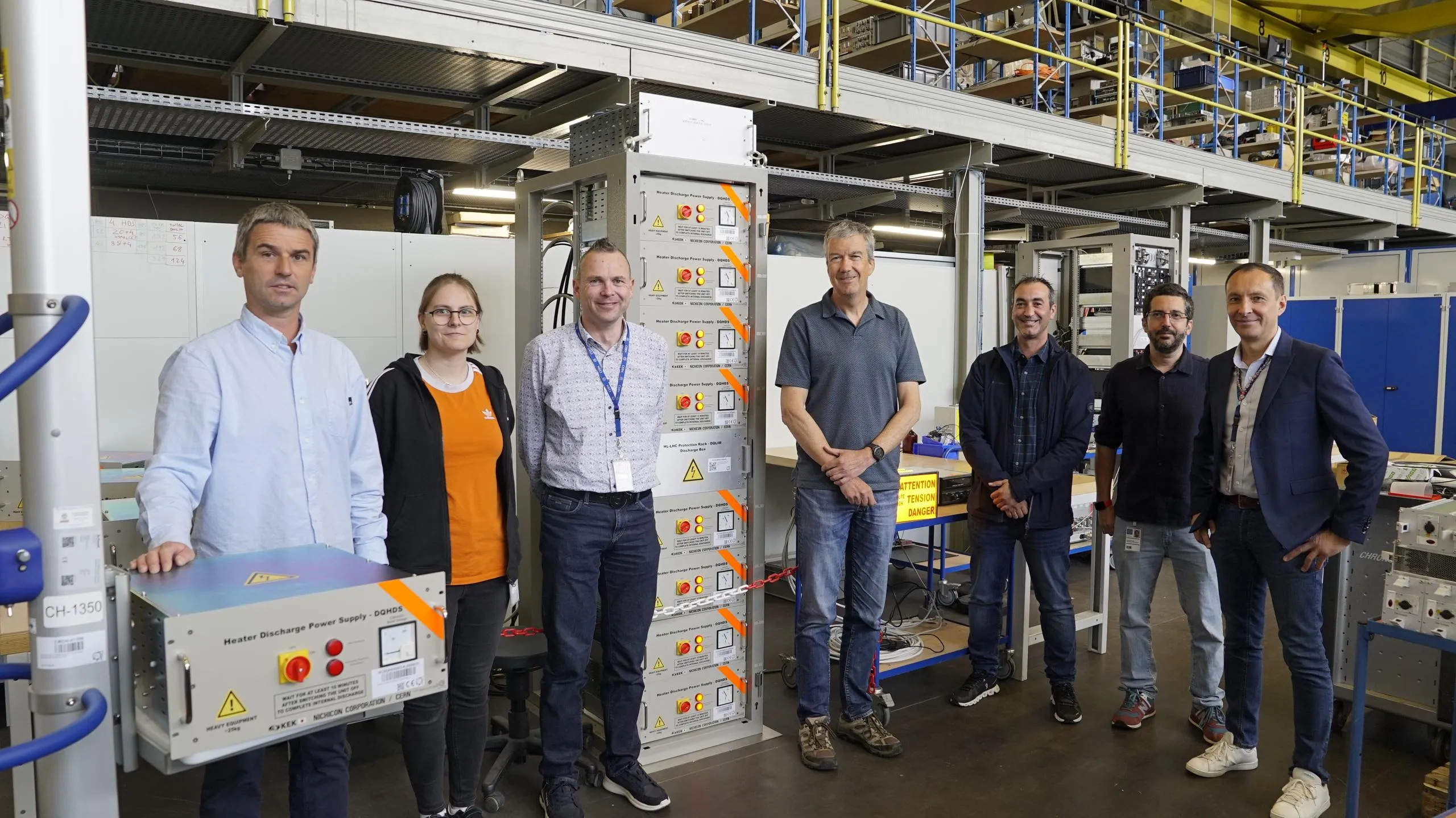 Machine protection: series-production of Quench Heater Discharge Power Supply units well underway