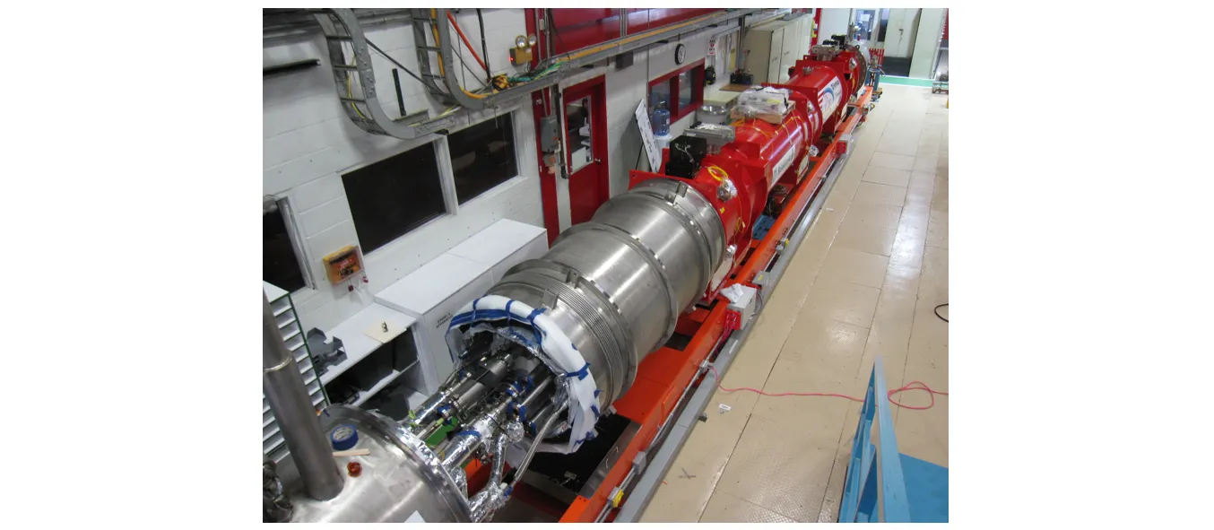 Fig. 5: Powering test of the first series cold mass