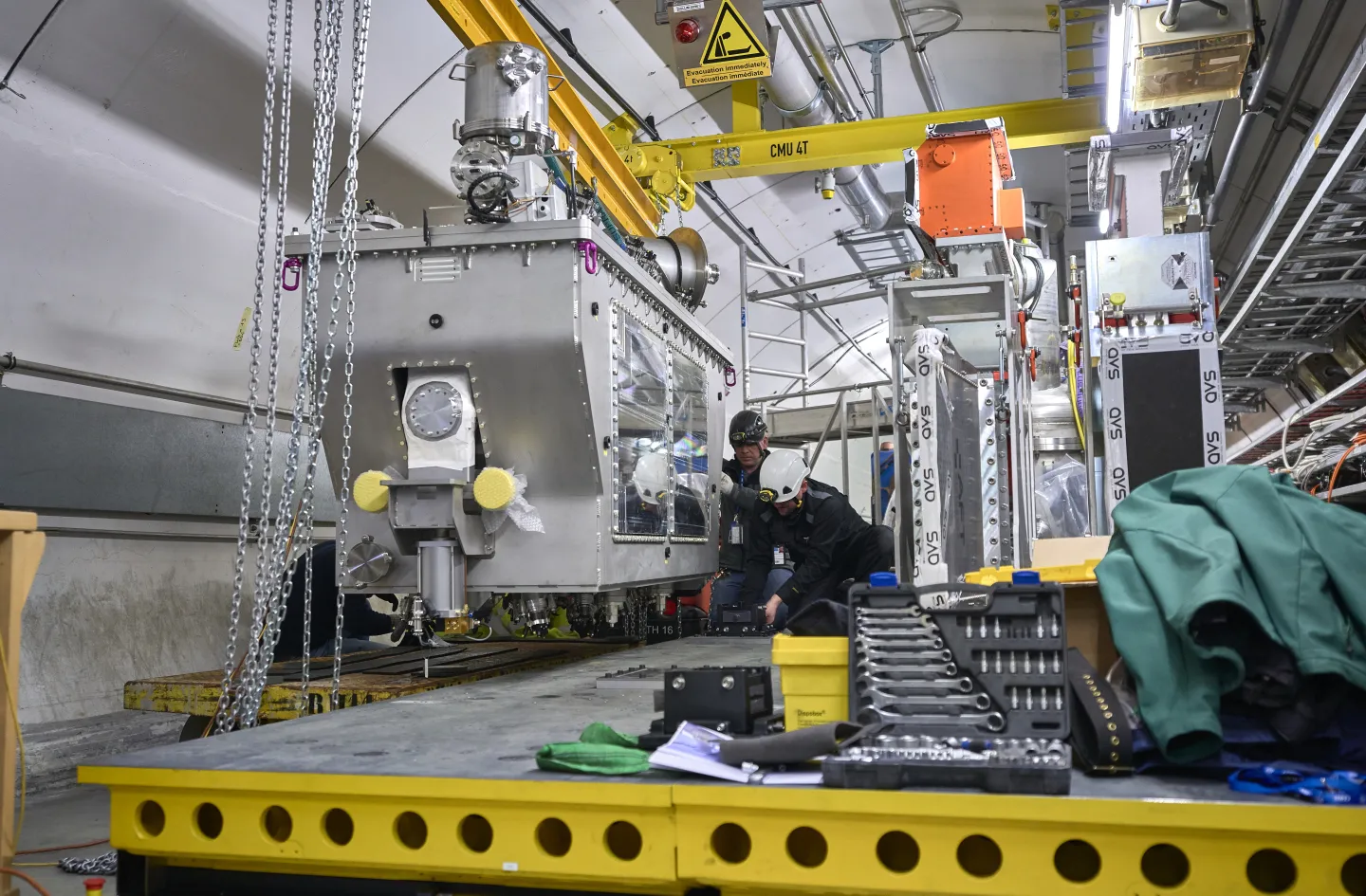 Crab Cavity Prototype Development and Test Stand Installation in the SPS and World’s First Crabbing of a Proton Beam